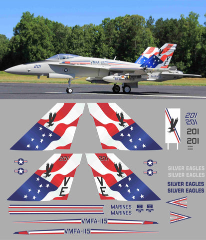 F-18 VMFA-115 Silver Eagles Graphics Set