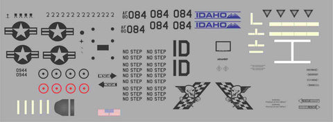 A-10  Idaho Skull Blazers Graphics Set