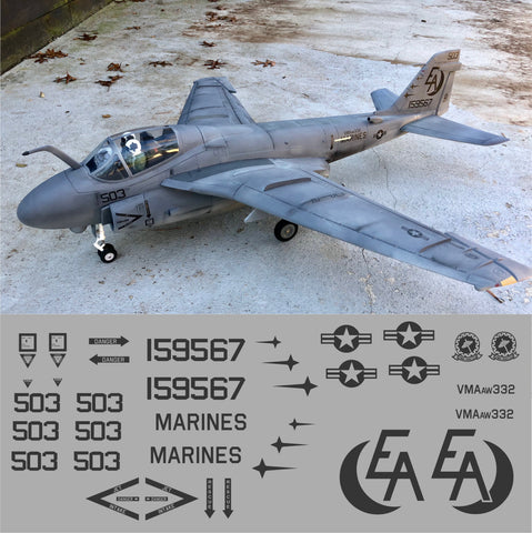 A-6 Intruder VMA-332 Moonlighters Graphics Set