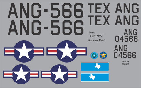 AT-6 Texas ANG Graphics Set