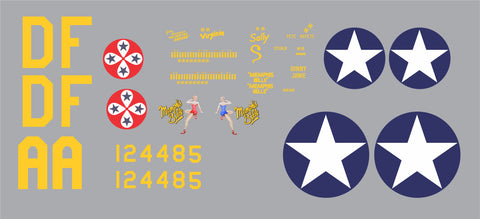 B-17 Memphis Belle Graphics Set