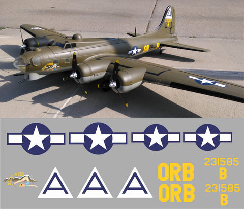 B-17 Mount 'N Ride Graphics Set