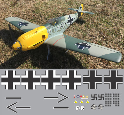 Bf-109 JG 26, Adolf Galland Graphics Set