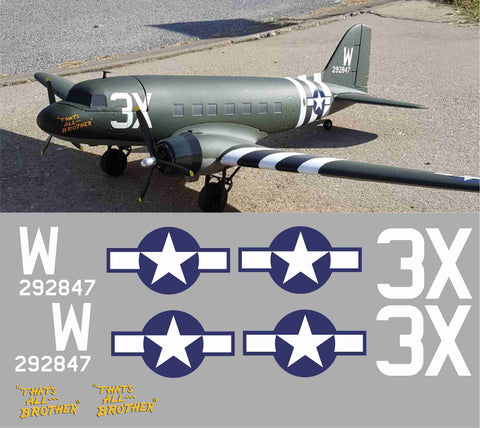 C-47 Skytrain That's All Brother Graphics Set