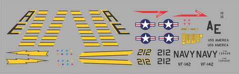 F-14 VF-142 Ghost Riders Grapihcs Set