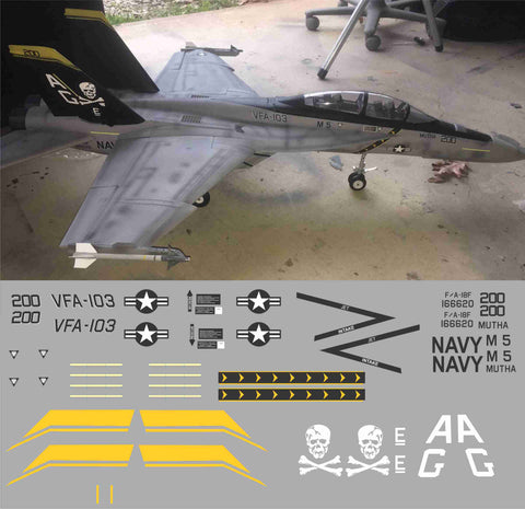 F-18 VFA-103 Jolly Rogers Graphics Set