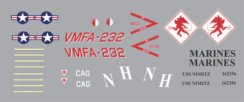 F-18 VMFA-232 Red Devils Graphics Set