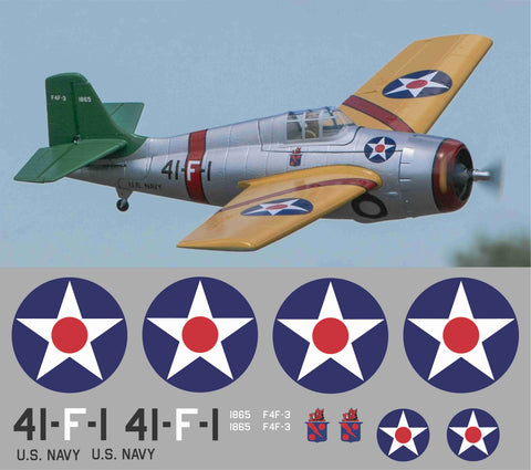 F4F Wildcat Red Rippers Graphids Set