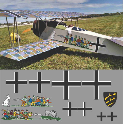 Fokker DV.II Sieben Schwaben Graphics Set