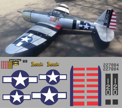P-47 Bonnie Graphics Set