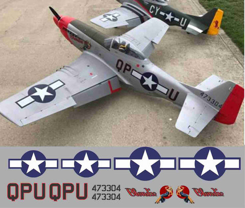 P-51D Blondie Graphics Set