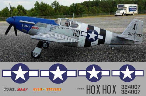 P-51B Stark Mad Graphics Set