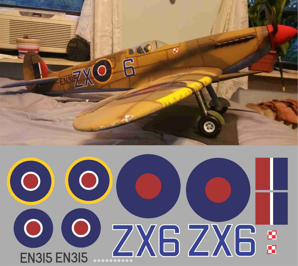 Spitfire ZX6 EN315 Graphics Set