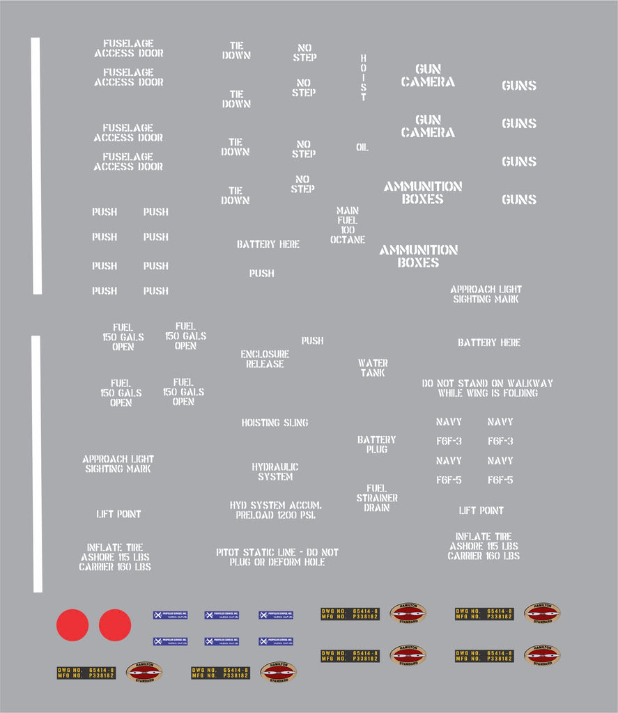 F6F Hellcat Nomenclature – Callie Graphics