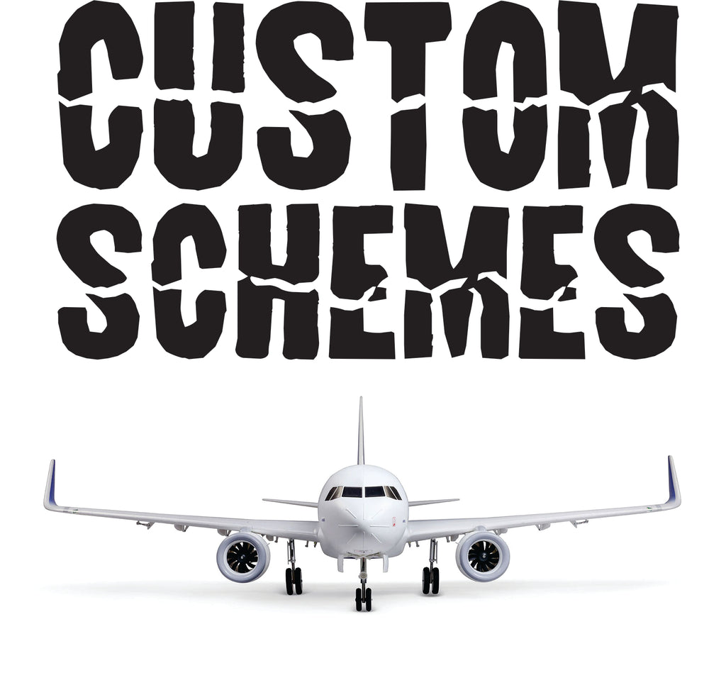 Eflite Airbus A320neo Twin 64mm EDF Custom Schemes! – Callie Graphics