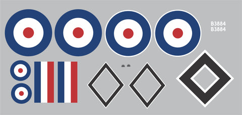 Sopwith Pup B3884 Graphics Set