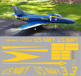 A-4 Skyhawk Blue Angels Graphics Set