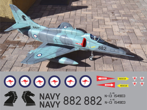A-4 Skyhawk Royal Australian Navy N13-154903 Graphics Set