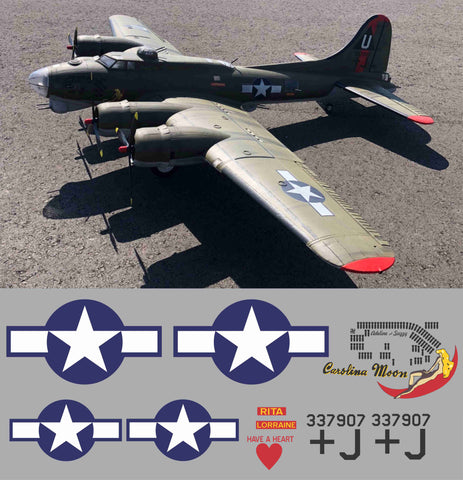 B-17 Carolina Moon Graphics Set