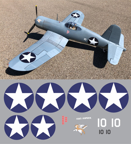 F4U Corsair Gus's Gopher Graphics Set
