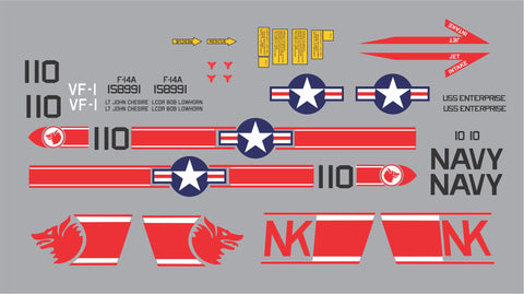 F-14 Wolfpack Graphics Set