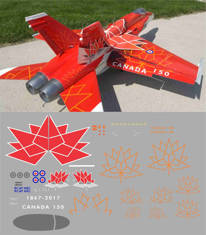 F-18 Canadian 150 Years Demo Team Graphics Set