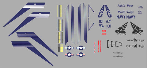 F-18 Pukin' Dogs Graphics Set