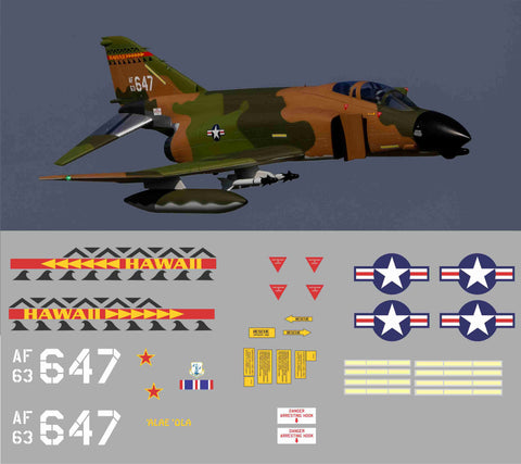 F-4 Phantom Hawaii ANG Graphics Set