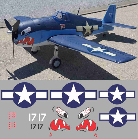 F6F Hellcat White 17 Graphics Set