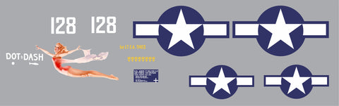 P-38 Dot + Dash Graphics Set