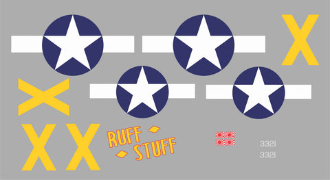 P-38 Ruff Stuff Graphics Set