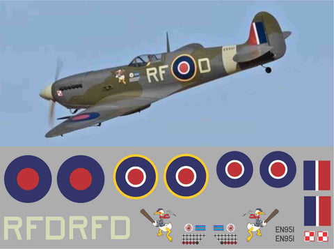 Spitfire 303rd Squadron RFD  EN951 Graphics Set
