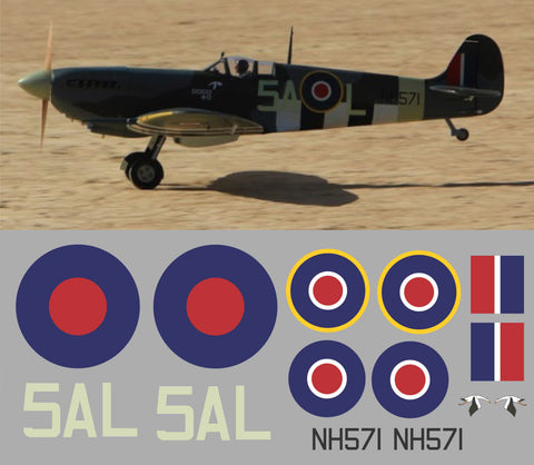 Spitfire 5AL NH571 Graphics Set