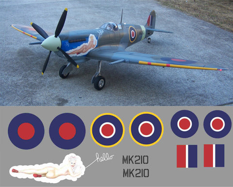 Spitfire "Hello" MK210 Graphics Set