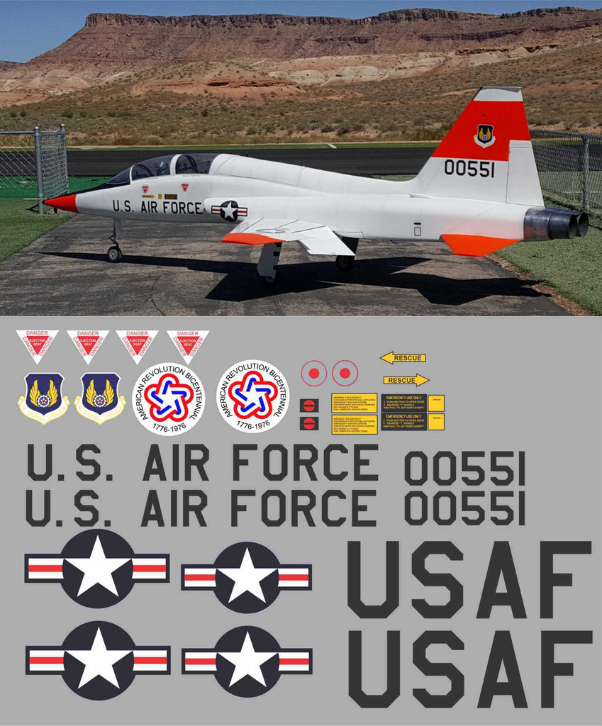 T-38 #00551 – Callie Graphics