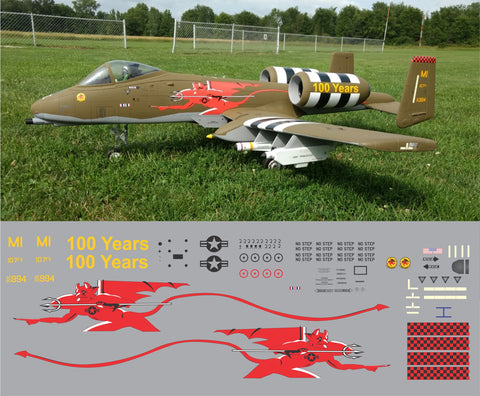 A-10 Red Devils 100 Year Anniversary Scheme Graphics Set