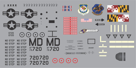 A-10 Maryland ANG 104th FS, 175th FW Graphics Set