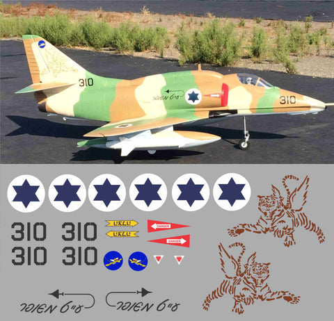 A-4 Skyhawk Israili AF #310 Graphics Set