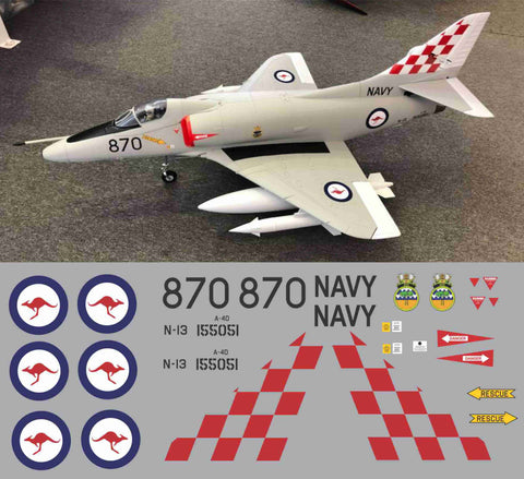 A-4 Skyhawk RAAF #870 Graphics Set
