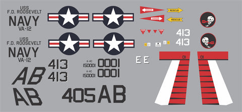 A-4 Skyhawk VA-12 Graphics Set