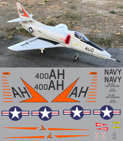 A-4E Skyhawk BuNos 151134, VA-164 Graphics Set