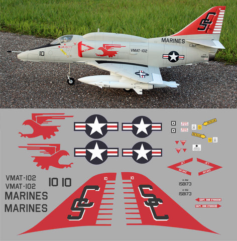 A-4 Skyhawk VMAT-102 # 158173 Graphics Set
