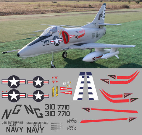 A-4C Skyhawk BuNo 147710 USS Enterprise Graphics Set