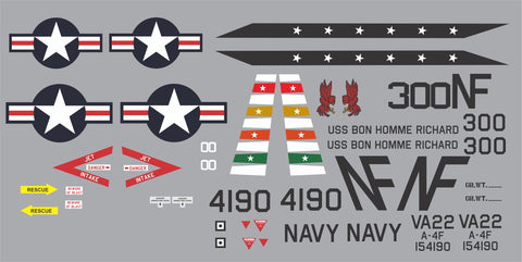 A-4F Skyhawk VA-22 BuNo 154190 Graphics Set