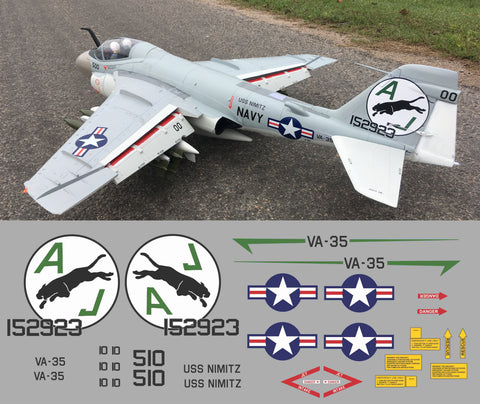 A-6 Intruder VA-35 Black Panthers Graphics Set
