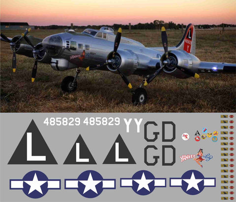B-17 Yankee Lady Graphics Set