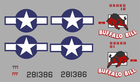 B-24 Buffalo Bill Graphics Set