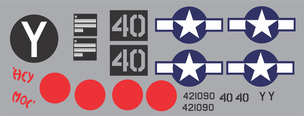 B-24 Hey Moe Graphics Set – Callie Graphics