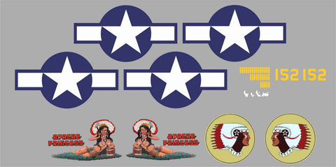 B-25 Apache Princess Graphics Set