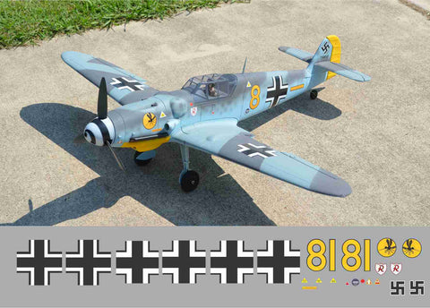 Bf-109 Yellow 8 JG 2 Graphics Set